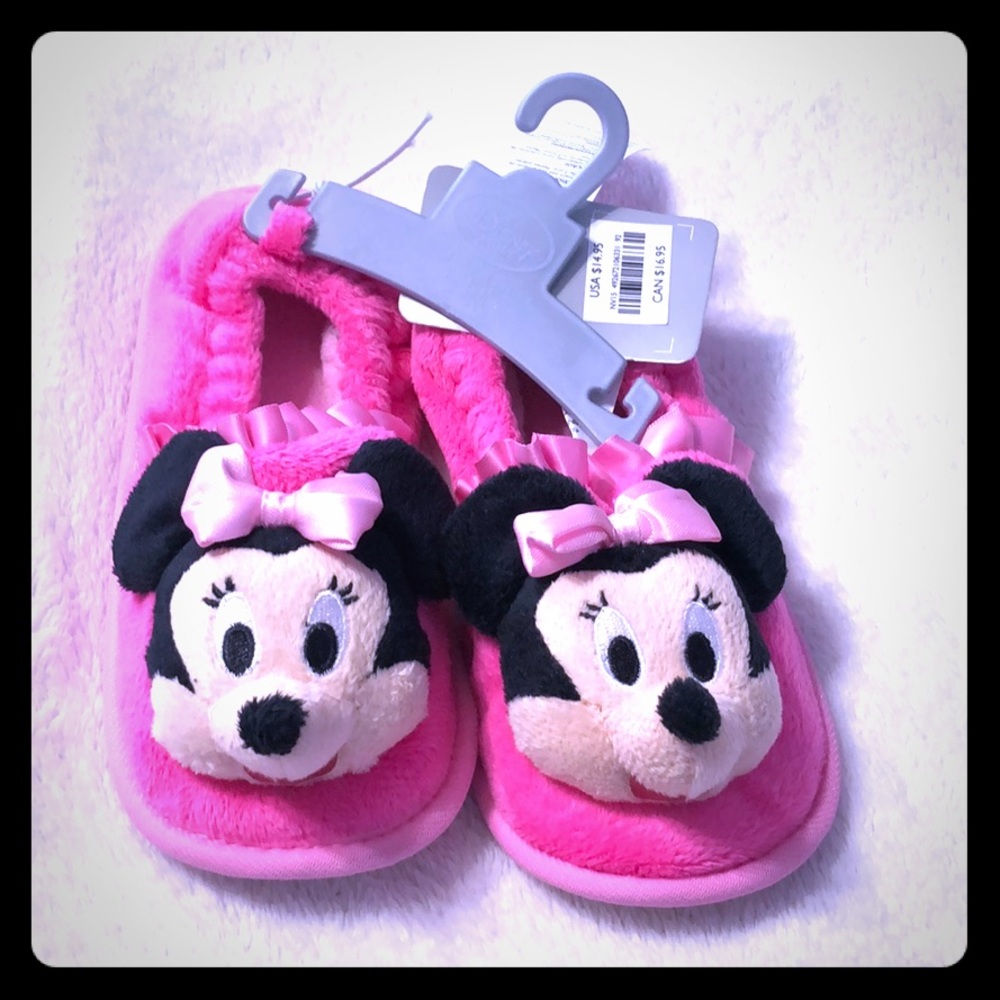 💞 Disney store Minnie slippers 💞